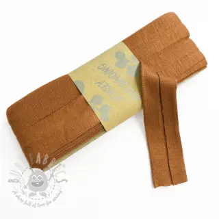 Omvouwelastiek viscose 3 m copper