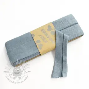 Omvouwelastiek viscose 3 m jeans