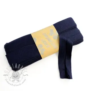 Omvouwelastiek viscose 3 m dark blue