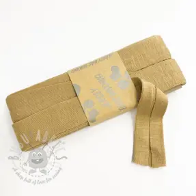 Omvouwelastiek viscose 3 m camel