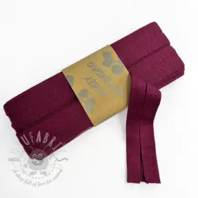 Omvouwelastiek viscose 3 m bordeaux