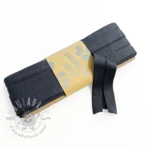 Omvouwelastiek viscose 3 m anthracite