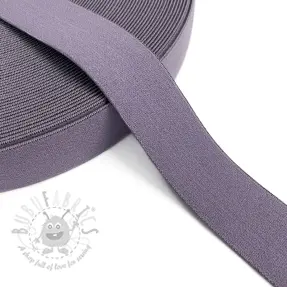 Glad elastiek 3 cm lavender