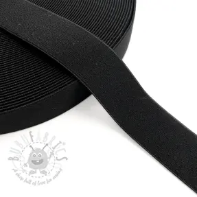 Glad elastiek 3 cm black