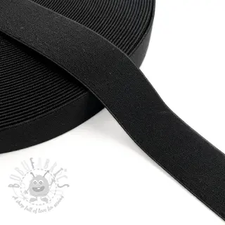 Glad elastiek 3 cm black