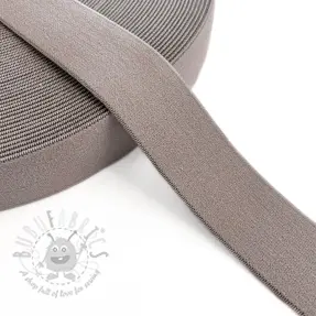 Glad elastiek 3 cm taupe
