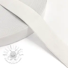 Glad elastiek 3 cm off white