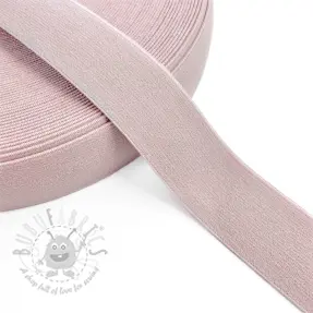 Glad elastiek 3 cm light old pink