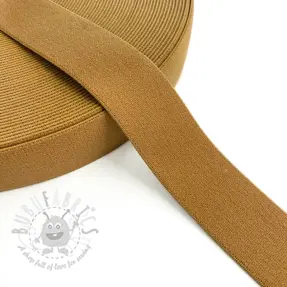 Glad elastiek 3 cm dark camel
