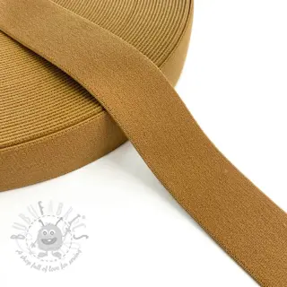 Glad elastiek 3 cm dark camel