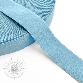 Glad elastiek 3 cm baby blue