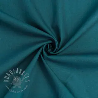 Katoenen popeline dark cyan