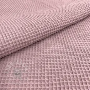 Katoen met wafelbinding lilac