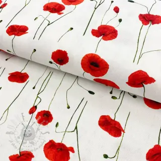 Decoratiestof premium Poppy field