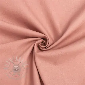 Katoenen popeline dark rose
