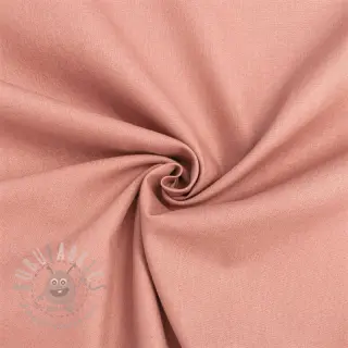 Katoenen popeline dark rose