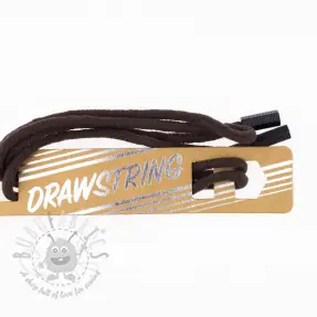 Koordje voor capuchon met eindkapjes 115 cm HEAD1 dark mocha