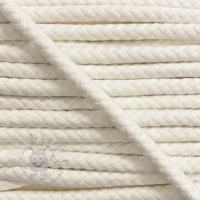 Katoenen koord 8 mm off white