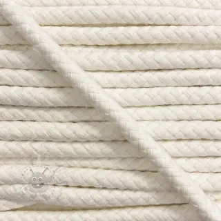 Katoenen koord 8 mm off white