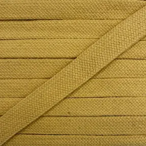 Bavlnená šnúra plochá 13 mm camel