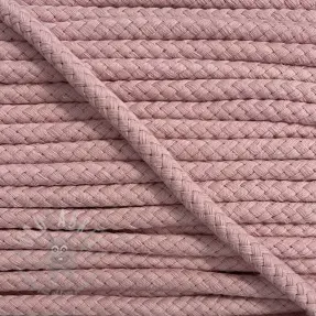 Katoenen koord 8 mm old pink