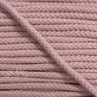 Katoenen koord 8 mm old pink