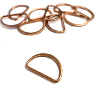 Polokrúžok 40 mm copper