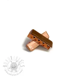 Metalen Eindkapje 25 mm copper