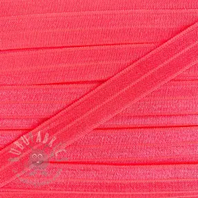 Omvouwelastiek 15 mm neon pink