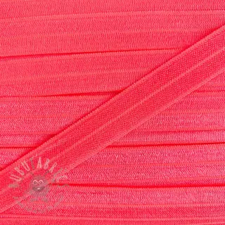 Omvouwelastiek 15 mm neon pink
