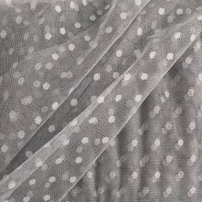 Tyl na TUTU SPOT light grey