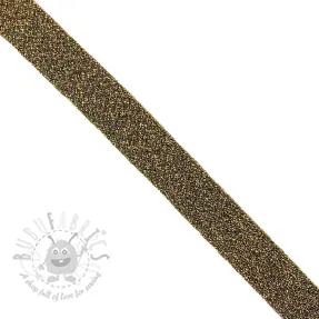 Biaisband LUREX dark gold