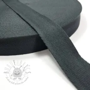 Tassenband katoen 4 cm anthracite