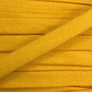 Bavlnená šnúra plochá 15 mm yellow