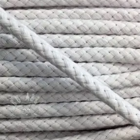 Katoenen koord 8 mm white