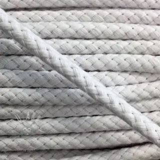 Katoenen koord 8 mm white