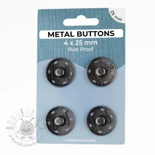 Drukknoop METAL 25 mm anthracite