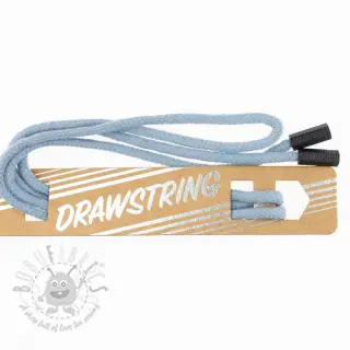 Koordje voor capuchon met eindkapjes 115 cm HEAD1 light jeans