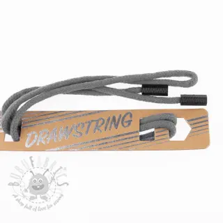 Koordje voor capuchon met eindkapjes 115 cm HEAD1 middle grey