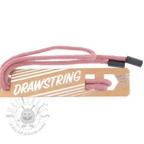 Koordje voor capuchon met eindkapjes 115 cm HEAD1 old pink