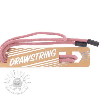 Koordje voor capuchon met eindkapjes 115 cm HEAD1 old pink