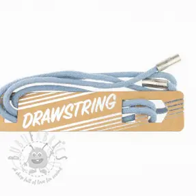 Koordje voor capuchon met eindkapjes 115 cm HEAD2 light jeans