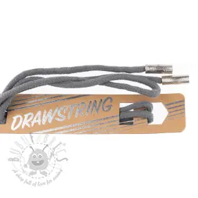 Koordje voor capuchon met eindkapjes 115 cm HEAD2 middle grey