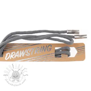Koordje voor capuchon met eindkapjes 115 cm HEAD2 middle grey