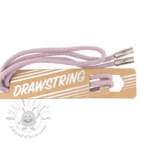 Koordje voor capuchon met eindkapjes 115 cm HEAD2 lilac