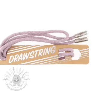 Koordje voor capuchon met eindkapjes 115 cm HEAD2 lilac