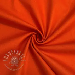 Katoenen popeline flame orange