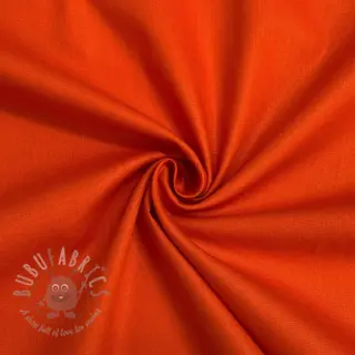 Katoenen popeline flame orange