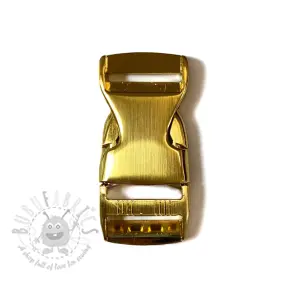 Metalen Gesp Drietand 25 mm gold