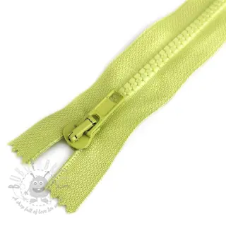 Ritssluiting bot deelbaar 70 cm lime